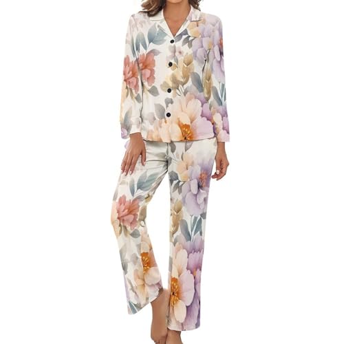 Pyjama grande taille femme avec taille élastique résolvant l'inconfort nocturne