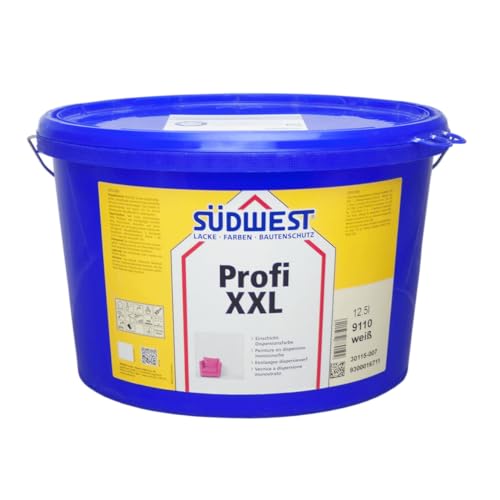 Südwest Profi XXL, Super weiße Innenwände mit einem Anstrich! 5 Liter