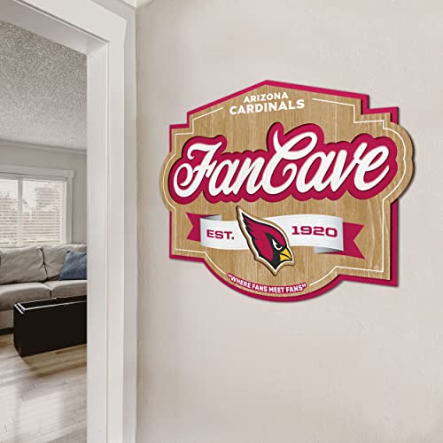 Image of YouTheFan NFL Arizona Cardinals FanCave Wall Art