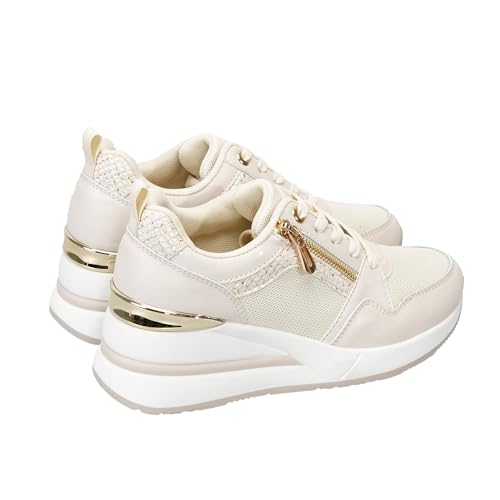 Chaussure de marche respirable à talon compensé et zip JOMIX - 4