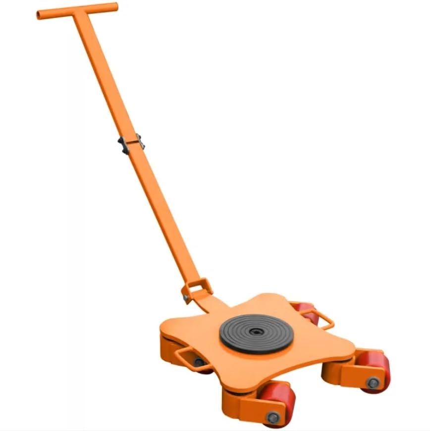 CORMAK Patines de carga con ruedas dirigibles – CRP4T 4 toneladas de ruedas de transporte