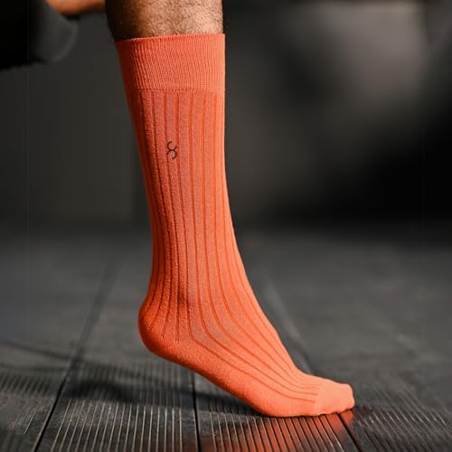 Image of ONE8 by Virat Kohli Premium Cotton Socks for Men with Comfortable Grip And N9 Anti-Bacterial Odour Free Treatment