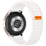 Fabric Band Compatible for Samsung Galaxy Watch 7/6/5/4 Series, Adjustable and Eco-Friendly Sport Loop Band for Galaxy Watch Active/Galaxy Active 2/Galaxy Watch 3(41mm)