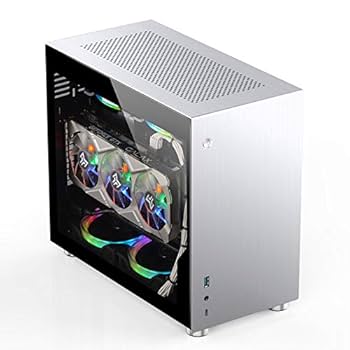 Amazon.co.jp: PCケース JONSBO V10 水冷 PCケース シルバー