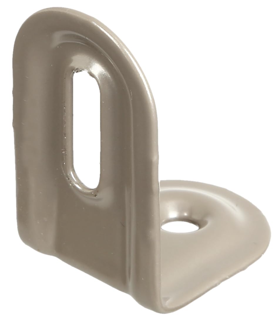 Alberts 823122 DURAVIS® Équerre réglable | emboutie | en noir diamant, à couche duplex | taille 28 x 40 x 22 mm | kit de 50