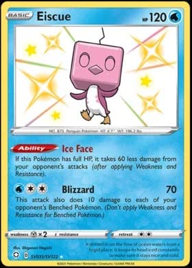Amazon.com: Pokemon - Eiscue SV035/SV122 - Shining Fates