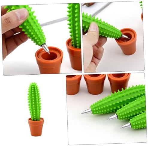 NUOBESTY 3 adet Bonzai kalem, sevimli yazı gereçleri tükenmez kalem - Görsel 5