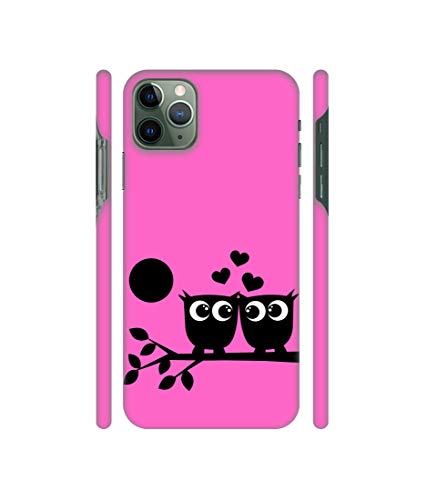 Image of Amazon Brand - Solimo Designer Love Birds Vector 3D Printed Hard Back Case Mobile Cover for Apple iPhone 11 Pro Max