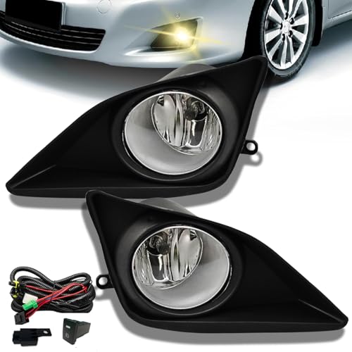 Fog Lights Assembly Compatible With 2008 2009 2010 Toyota Corolla Altis Front Bumper Fog Lights Included H11 12V 55W Halogen Bulbs Switch And Wiring 1 Pair of Fog Lights