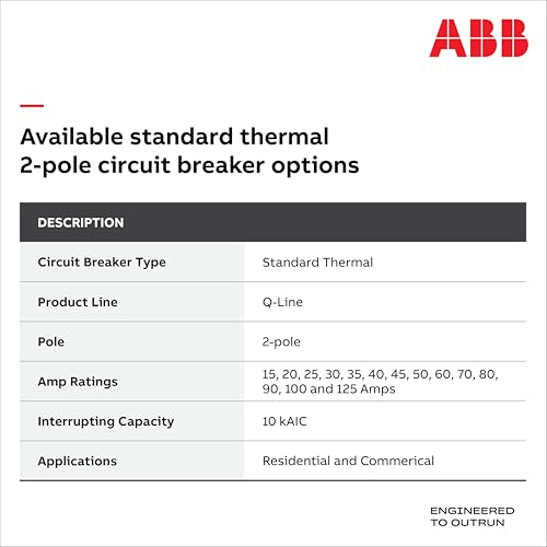 ABB Q-Line® THQL2130 Circuit Breaker • 30 Amp Double-Pole Breaker • 120/240 VAC • 10 kAIC Interrupt Rating • Thermal Magnetic Plug-On Breaker for Load Centers by ABB - Image 6