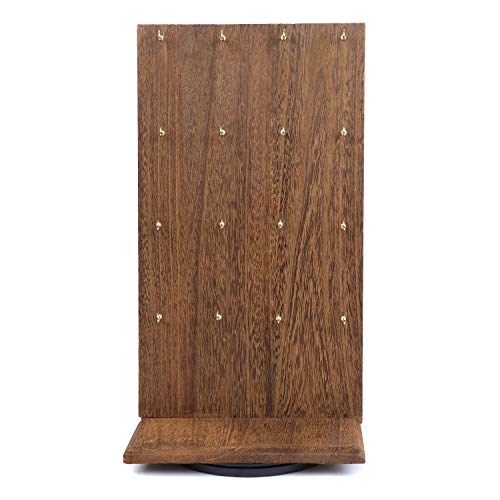 Ikee Design Wooden Rotating Two-Sided Jewelry Display Stand thumb #2