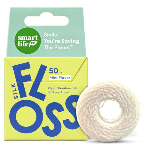 Vegan Bamboo Silk Floss - Pure Plastic Free Woven Dental