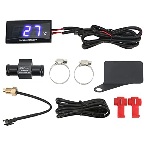 Aramox Universal LCD Water Temperature Gauge Cover