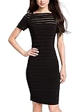 Adrianna Papell Women's Short-Sleeve Banded Sheath Dress