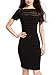 Adrianna Papell Women's Short-Sleeve Banded Sheath Dress