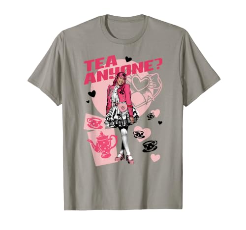 Disney Descendants: Wicked Wonderland Tea Anyone? Pink Icons T-Shirt