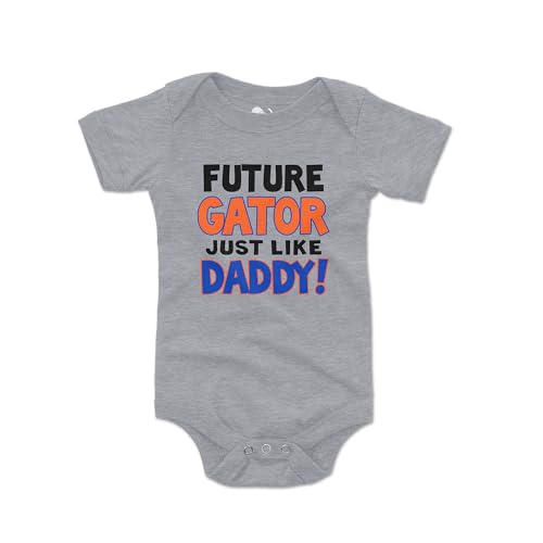 Image of NanyCrafts Baby's Future Gator Just Like Daddy Bodysuit