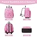 CLUCI Kids Backpack for Girls Toddler Backpack for Preschool Kindergarten Child Cute Daycare School Bookbag Travel Pink Rainbow