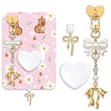 Enyyfit Cute Charms Set - Compatible with Kindle Accessories Charm, Dust Plug Charm Type C, Heart Grip Stand...