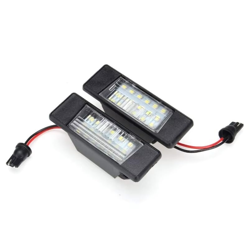Luz LED matrícula Nissan Qashqai J10 J11 evita multas por luz