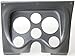 Classic Dash 110-67-50921 Black 6-Hole Dash Panel