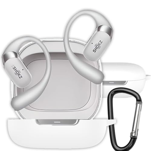 INIAYOH For Shokz (�V���b�N�X) OpenFit 2+ �ی�P�[�X Shokz OpenFit 2+ �P�[�X �J���r�i�t�� �ϏՌ� �����^ �h���h�o �[�d�\ �����h�~�i�z���C�g�j