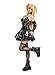 OSIAS Women Anime Misa Amane Black Faux Leather Dress Cosplay Costume with Ear Clips (XXL)