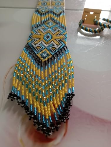Regalo original de collar gerdan ucraniano artesanal 4