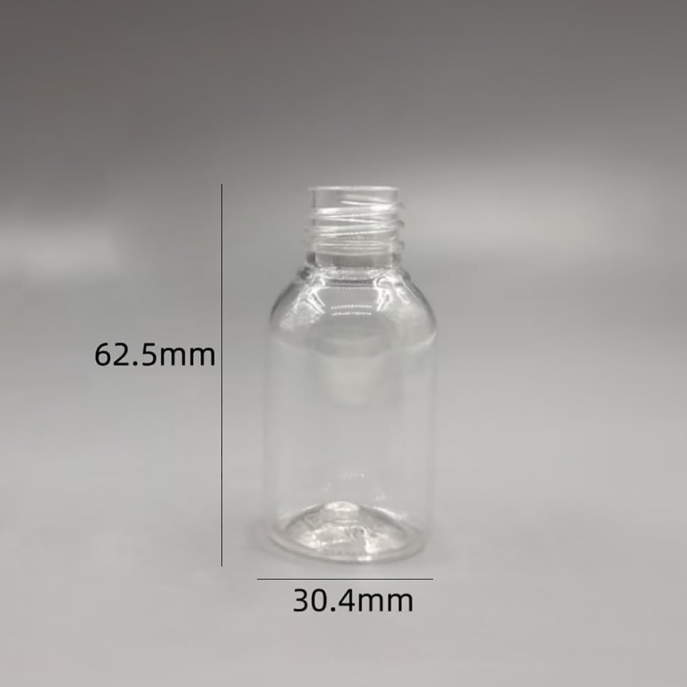 10 Pcs 30 ml Plastic Brush Applicator Cap Bottle Paint Touch up Bottles Container Empty Nail Polish Container Art Glue Bottle with Brush White