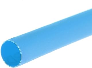 Tool parts Heat Shrink Tubing 5mm Dia 8.55mm Flat Width 2:1 Ratio 10ft - Blue