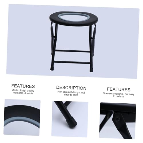 Chaise percée pliable solide pour éviter l'inconfort