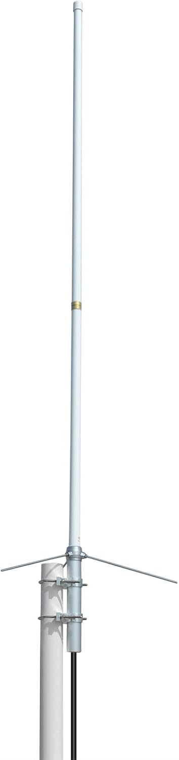 FB17UV Dual Band 2M/70CM Fiberglass 4.5/7.2dBi 66in. UHF-Female(SO239) Base Outdoor Roof Antenna with Bracket Mount for Kenwood Yaesu Motorola Icom Mobile Radio Transceiver