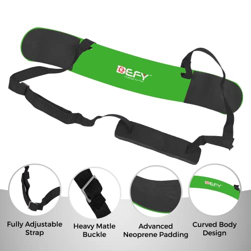 Defy Weight Lifting Arm Blaster For Biceps & Triceps Support - Perfect Arm Workout Equipment With Thick Gauge Aluminum & Advanced Neoprene Padding - Workout Equipment For Weight Lifters (Green) #TOP3