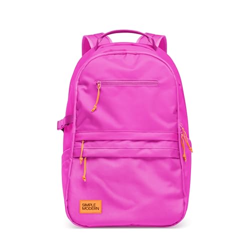 Image of Simple Modern Kids Backpack for School | 20L Laptop Backpack | Pink | Ellis Bookbag for Girls, Boys | Cute Backpack for Middle School, High School, Teens | Raspberry Vibes