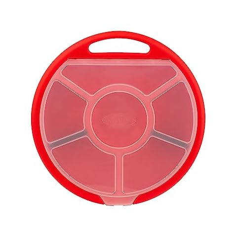 Bucket Boss - Bucket Seat Small Parts Organizer, Bucket Organization (10010), Red Cover