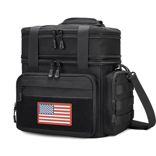 Tactical Insulated Lunch Box for Men (Black)
