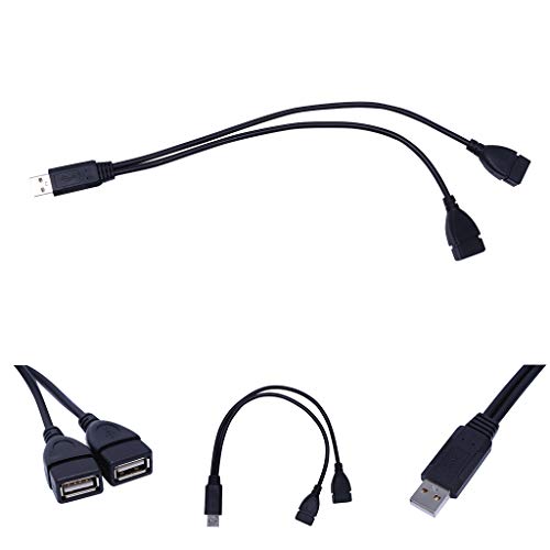 luosh Y Splitter Data Sync Opladen Verlengkabel USB 2.0 Type A 1 Mannelijk naar 2 Vrouwelijke Converter - Image 4