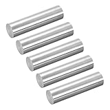 QUARKZMAN 5 Stück GR5 Titaniumiumstange Durchmesser 26mm 102" Länge 100mm 394" Metall Voll TC4 Titaniumiumlegierung Rundstab Material Modellflugzeuge Autos Schiffe Metallbearbeitung