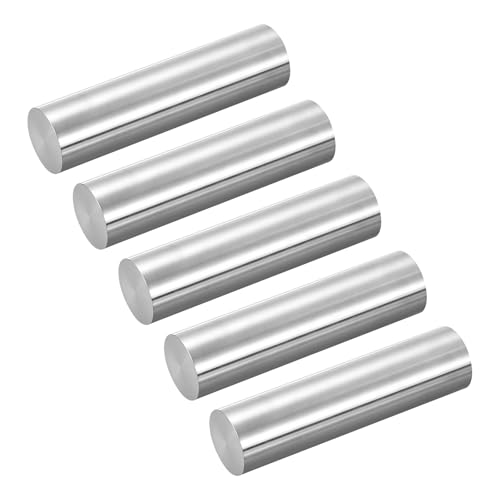 QUARKZMAN 5 Stück GR5 Titaniumiumstange Durchmesser 26mm 102 Länge 100mm 394 Metall Voll TC4 Titaniumiumlegierung Rundstab Material Modellflugzeuge Autos Schiffe Metallbearbeitung