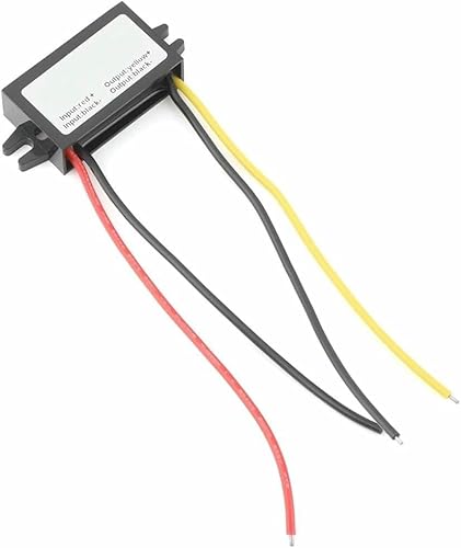 LSYSND Convertisseur de Puissance 8 V-100 V vers 5 V CC 3 A 15 W, régulateur abaisseur de Tension, boîtier d'alimentation Automobile pour Voiture (8 V-100 V_5 V)
