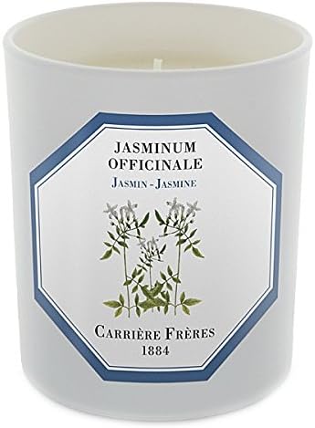 Jasmine - Jasminum Officinale Candle by Carriere Freres & Love Spell Card Gift Set