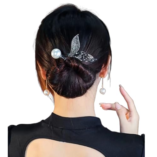 lazy hair curler bun maker,New hair twist bun maker,French Twist Hairstyle Bun Hair Accessories,Easy to use (A5)