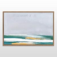 Framed Canvas Wall Art Abstract Landscape Canvas Prints Home Artwork Decoration for Living Room,Bedroom - 16x24 inches