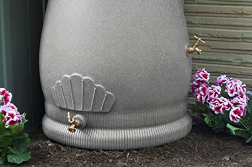 Rain Wizard Urn 50 Gallon Rain Barrel - Dark Granite - Thumbnail 3