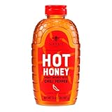 Nate's Hot Honey - 100% Pure Honey Infused with Habanero Chili Pepper Flakes, Award-winning Taste - 32 oz Squeeze Bottle