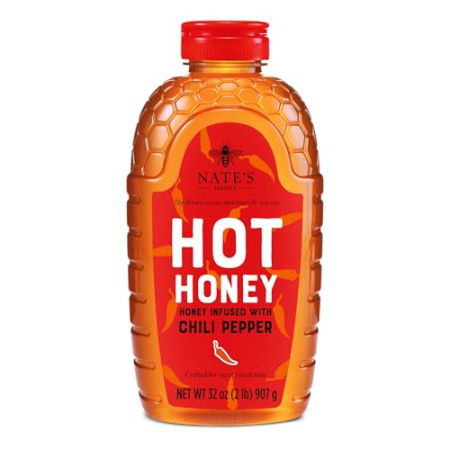 Image of Nate's Hot Honey - 32 oz Squeeze Bottle (Pack of 12)