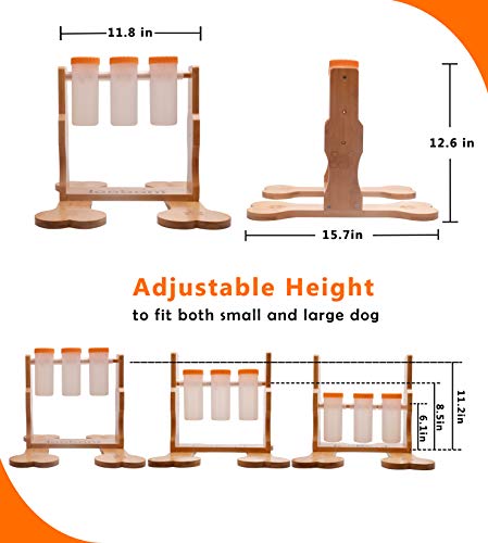 Loobani Dog Puzzle Toys Wooden - Interactive Dog Toys For Boredom, Iq Training And Mental Brain Stimulation, Treat Dispensing Dog Toys/Dog Entertainment Toys/Food Slow Feeder For Small To Large Dogs #TOP4