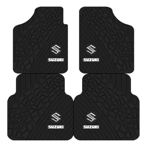Materiale di alta qualità, facile da pulire: realizzati in un materiale resistente all'acqua, allo sporco e all'usura. Grazie all'elevata densità dei tappetini, i tappetini sono facili da pulire e lo sporco non penetra nella moquette. Assorbono efficacemente acqua, neve e fango e possono essere facilmente puliti con acqua o un panno umido. Resistenti alle alte e basse temperature senza deformars