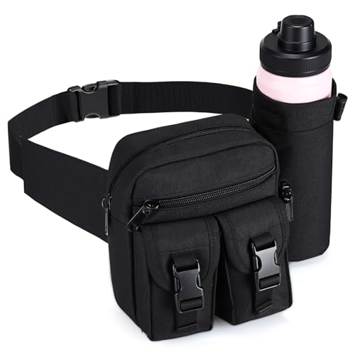 Tactical Fanny Pack with Water Bottle Holder