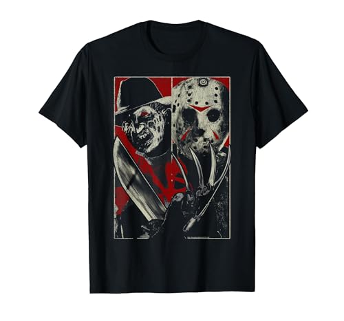 Freddy vs Jason Versus T-Shirt, Men, Black, Medium